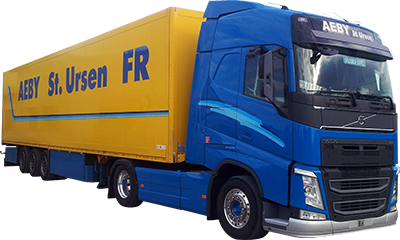 Aeby Transport Fribourg Camion Kastenauflieger